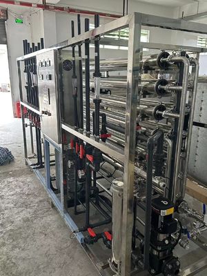 ভালো দাম দুই পর্যায়ের RO EDI উদ্ভিদ অতিশুদ্ধ জল মেশিন স্টেইনলেস স্টীল ফিটিং অনলাইন